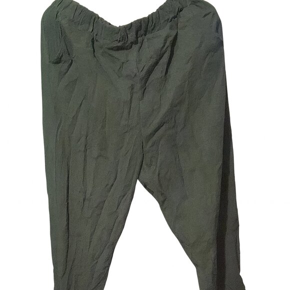 None Pants - Women’s Green Casual Pants XXL  Comfortable & Stylish  Polyester Blend